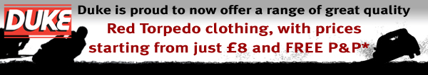 Duke is proud to now offer a range of great quality Red Torpedo clothing, with prices starting from just �8 and FREE P&P*