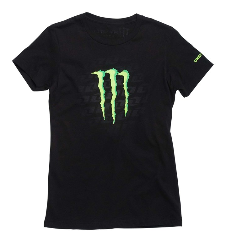 Monster Kirby Ladies T-Shirt Black - click to enlarge