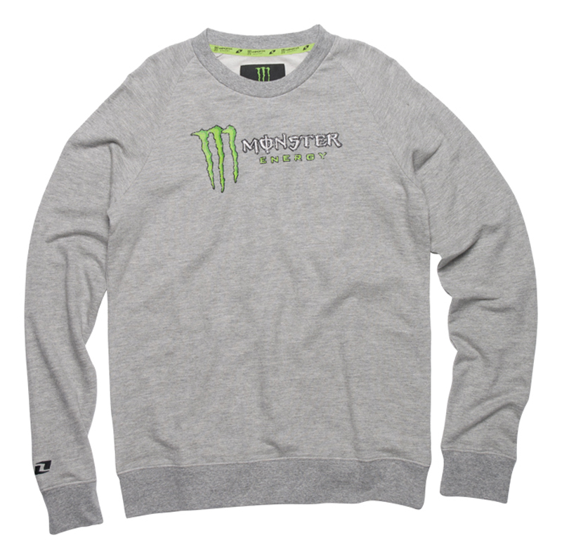 Monster Britta Ladies Crew Neck Fleece Grey