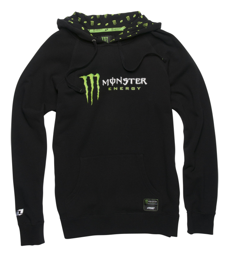 Monster Gallup Ladies Hoodie Black
