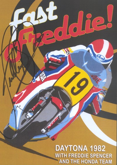 Fast Freddie Signed DVD