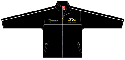 Adult TT Monster Fleece Black White Piping