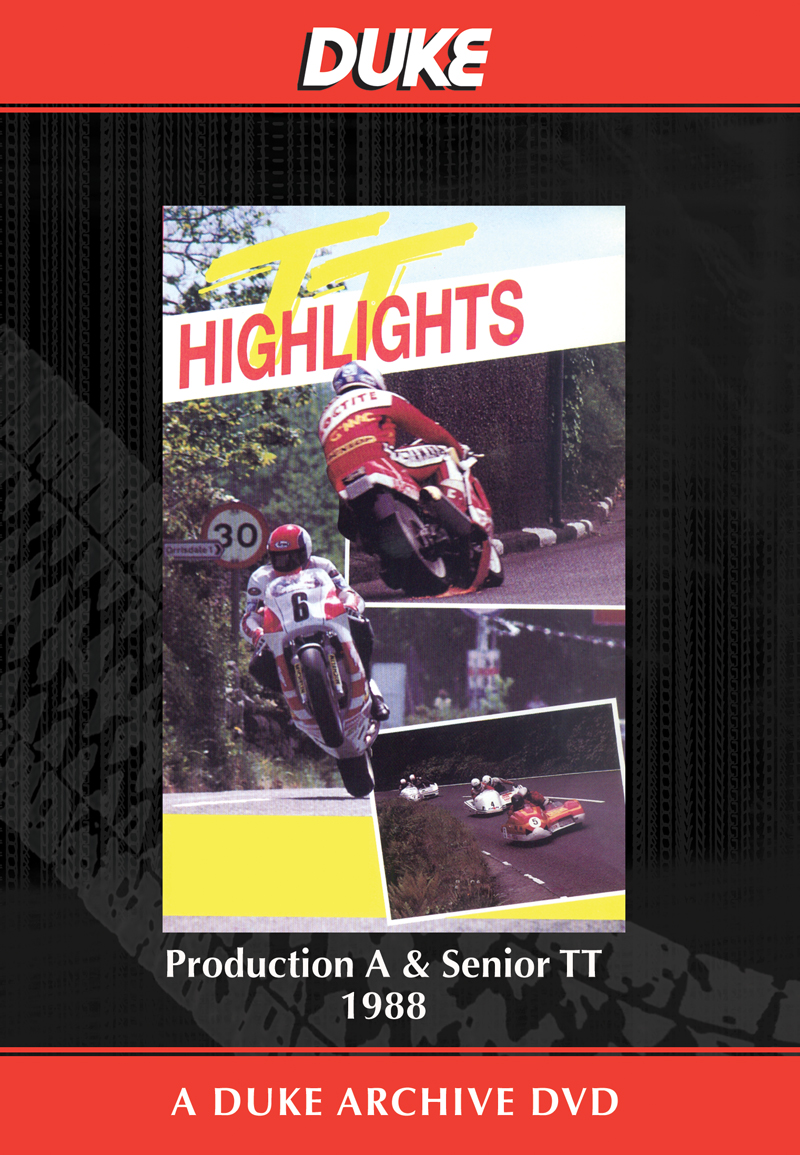 TT 1988 - Senior & Production A Races Duke Archive DVD