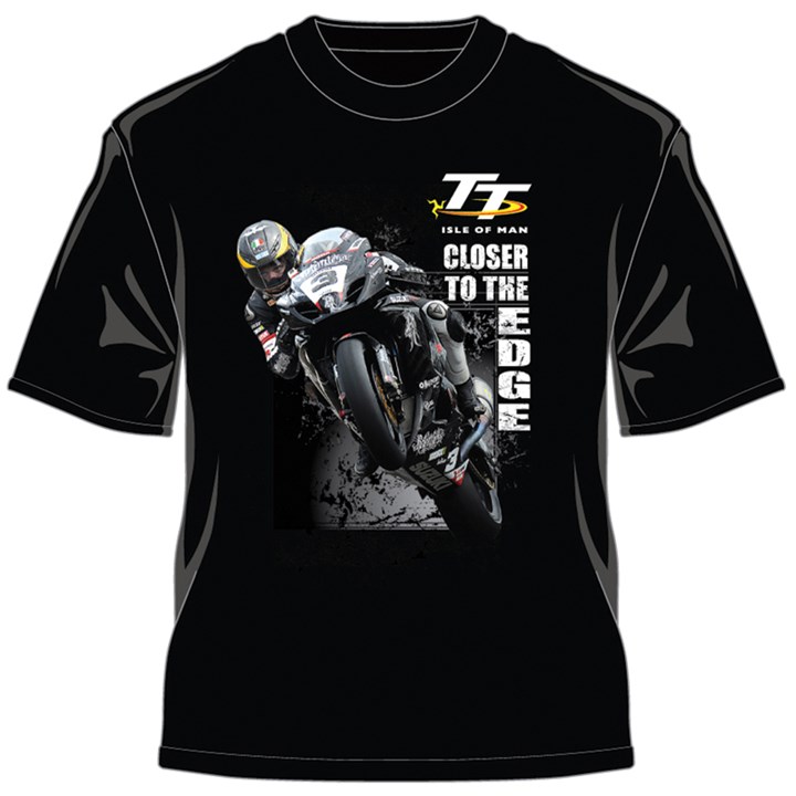 TT 2012 Closer to the Edge T Shirt Black - click to enlarge