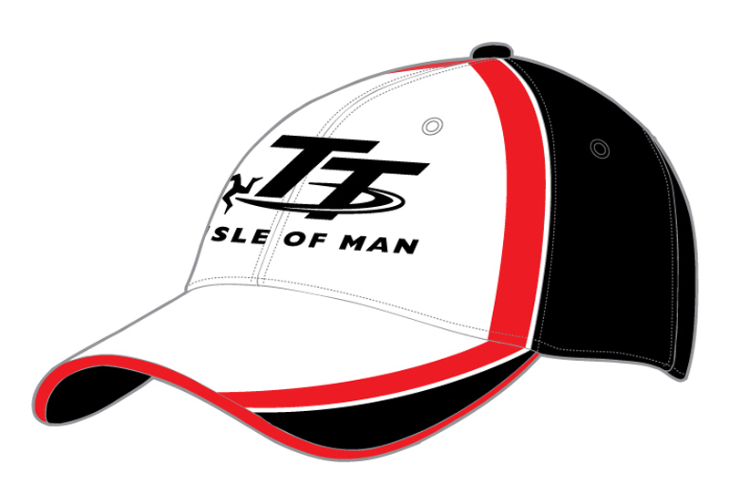 TT 2012 Cap White/Black/Red Stripe