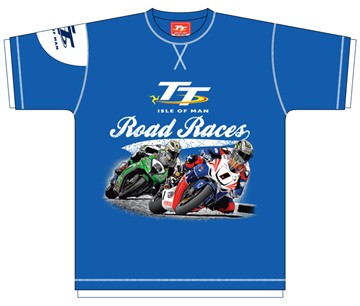 TT 2012 Child Custom T Shirt Blue - click to enlarge