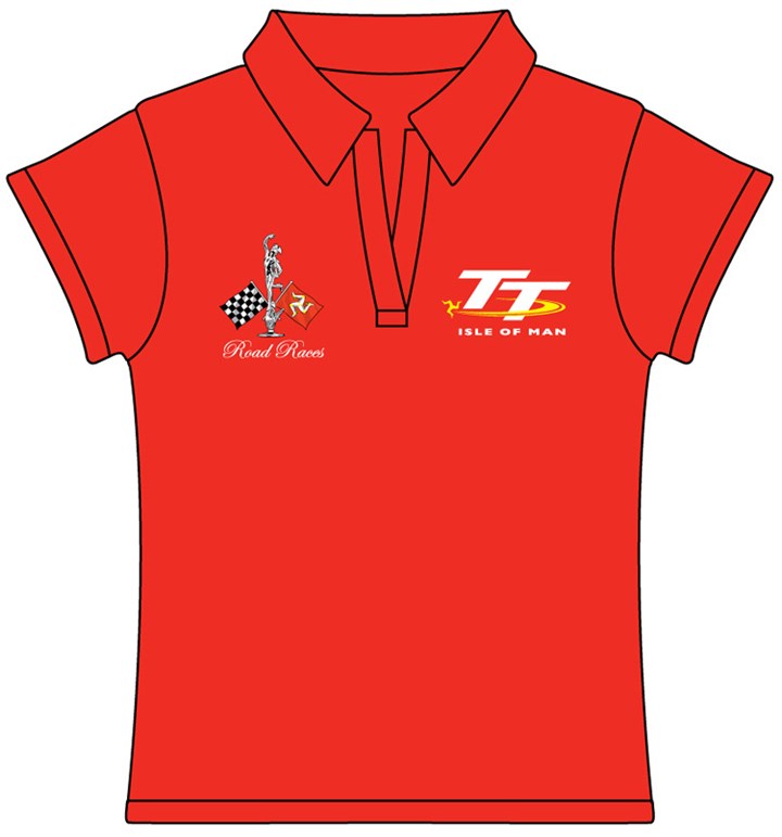 TT Polo Ladies Red - click to enlarge