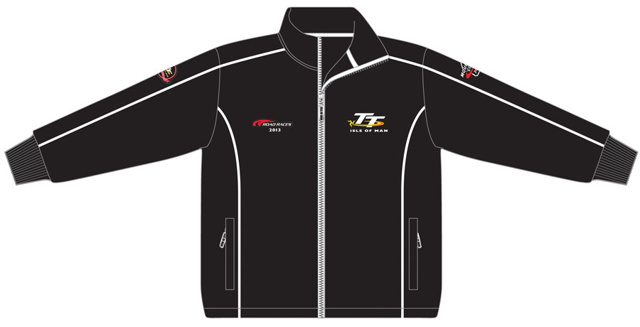 TT 2013 Fleece Black/White Piping