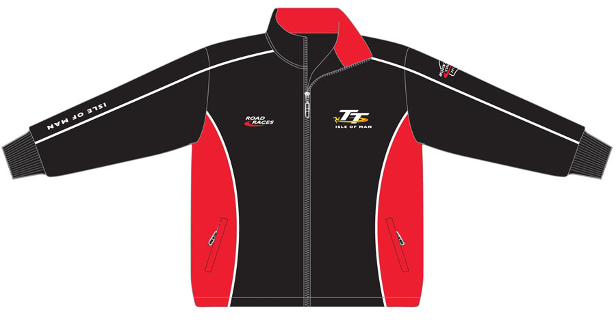 TT 2013 Fleece Black/Red/White Piping