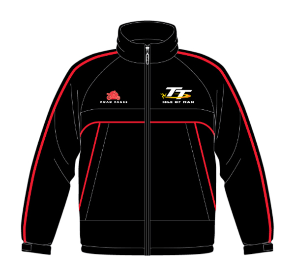 TT  2013 Lightweight Jacket Black/Red Piping