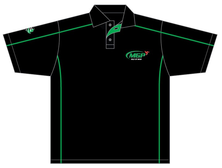 Manx Grand Prix 2013 Polo Shirt Black - click to enlarge