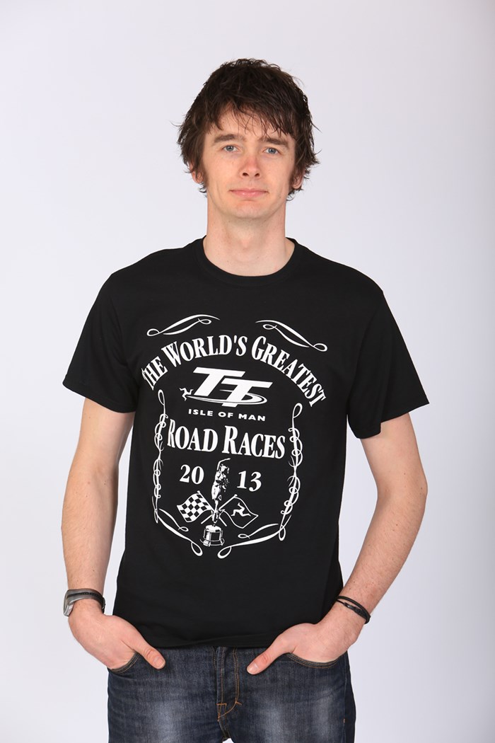 TT 2013 Worlds Greatest Road Races T Shirt Black - click to enlarge