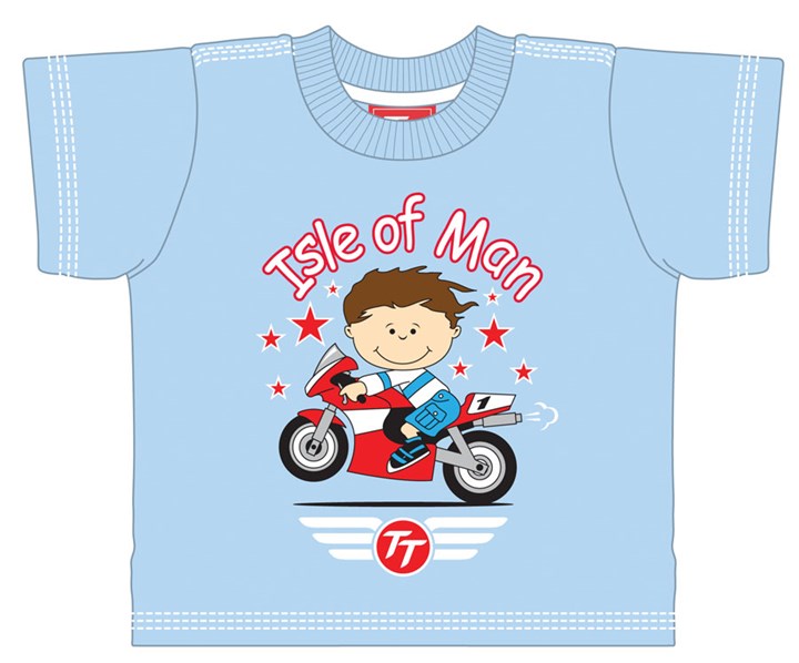 TT 2013 Baby T Shirt Blue - click to enlarge