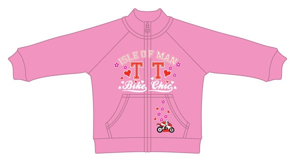 TT Track Top Baby/Child Pink - click to enlarge