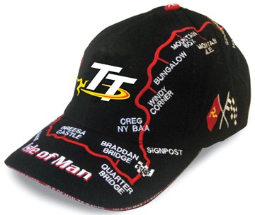 TT 2013 Map Cap Black - click to enlarge
