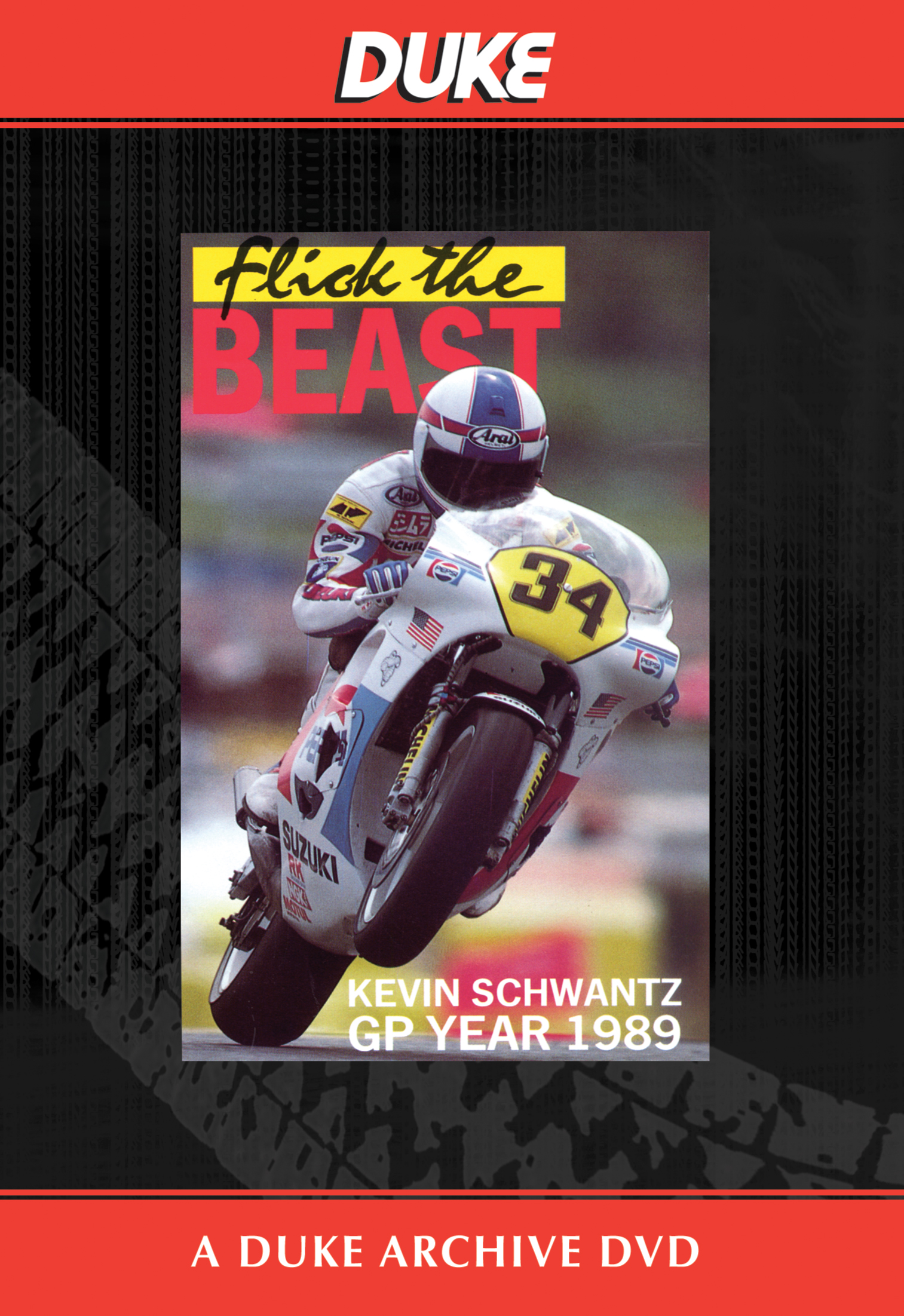 Flick the Beast Keven Schwantz GP Year 1989 Duke Archive DVD