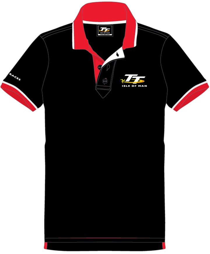 TT 2014 Polo Shirt Black - click to enlarge