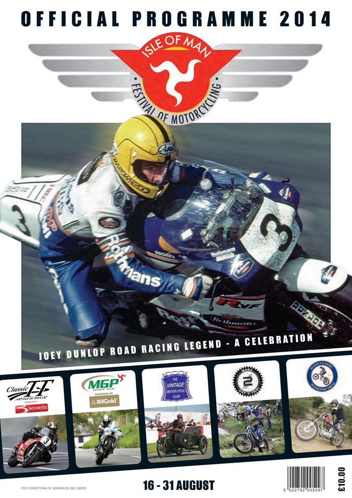 2014 IOM Festival of Motorcycling Programme, Race Card & Race Guide