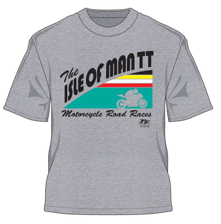 TT 2014 Retro T Shirt Sea Grey - click to enlarge