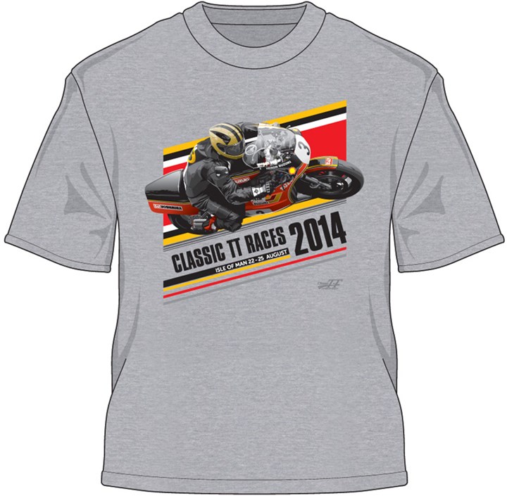 Classic TT 2014 T Shirt Grey - click to enlarge