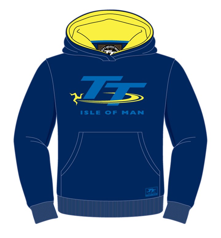 TT 2014 Childs Hoodie Navy - click to enlarge