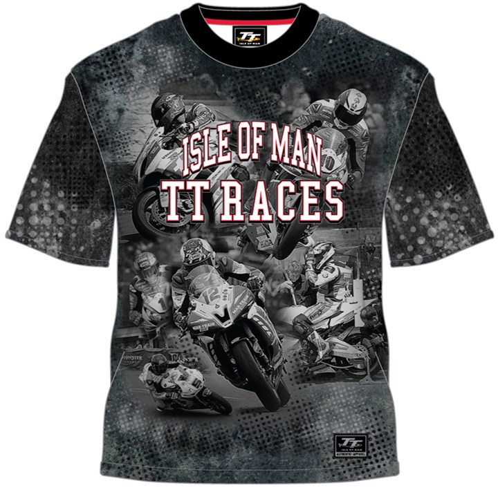 TT All Over Print IOM Races T Shirt - click to enlarge