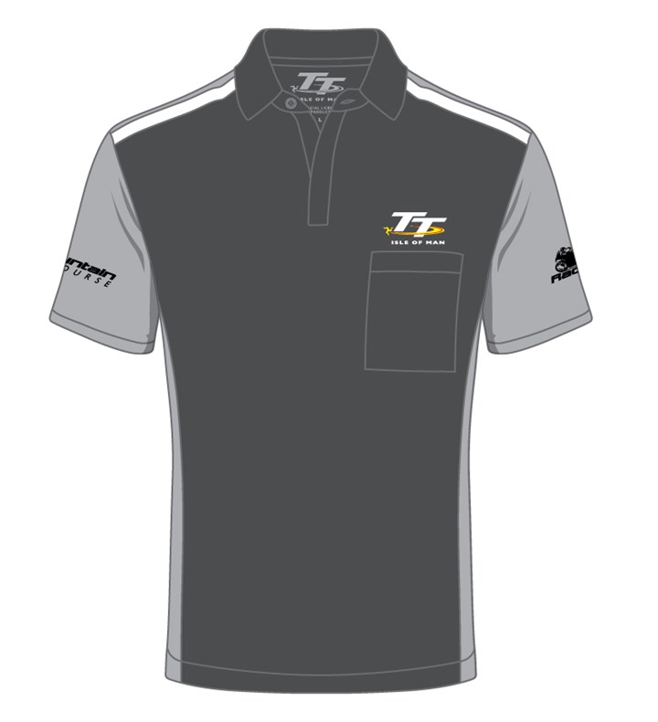 TT 2015 Polo Shirt Two Tone Grey - click to enlarge