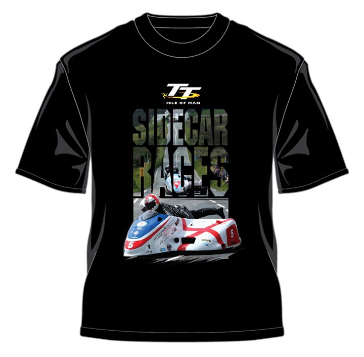TT 2015 Sidecar T Shirt Black - click to enlarge