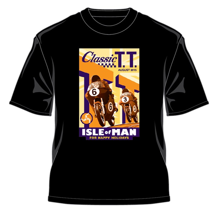 2015 Classic TT Poster T-Shirt - click to enlarge