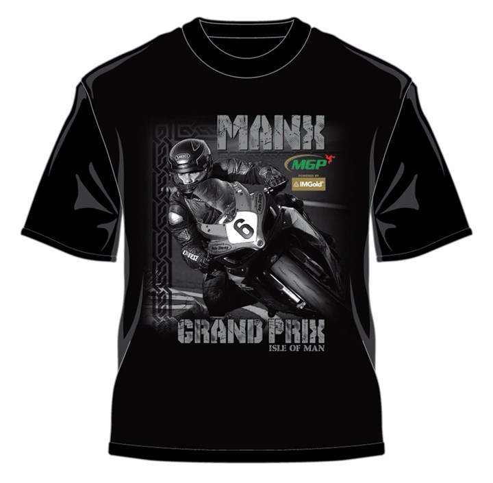 2015 Manx Grand Prix Bike 6 T-Shirt - click to enlarge