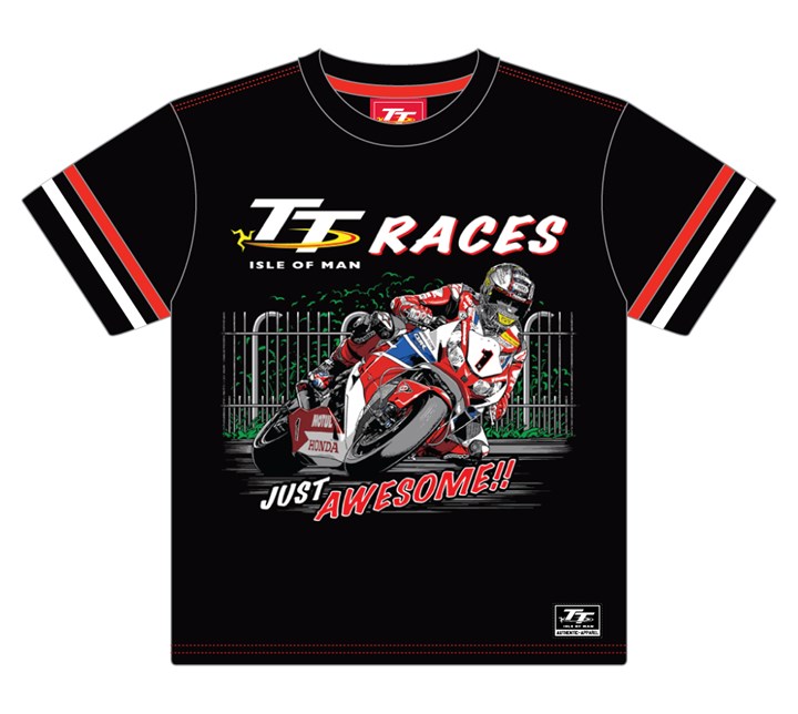 TT 2015 Childs Custom Awesome T Shirt Black - click to enlarge