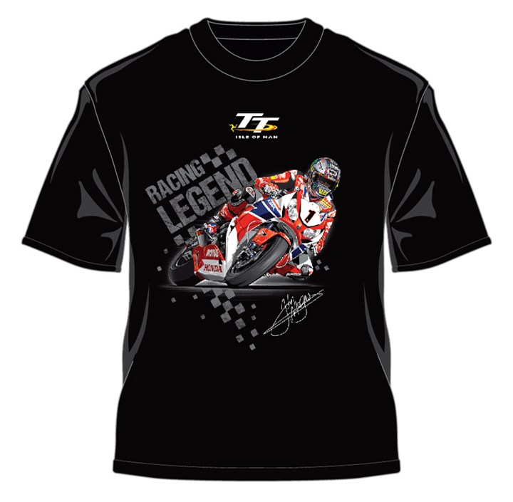 TT 2015 Childs Racing Legend T Shirt Black - click to enlarge