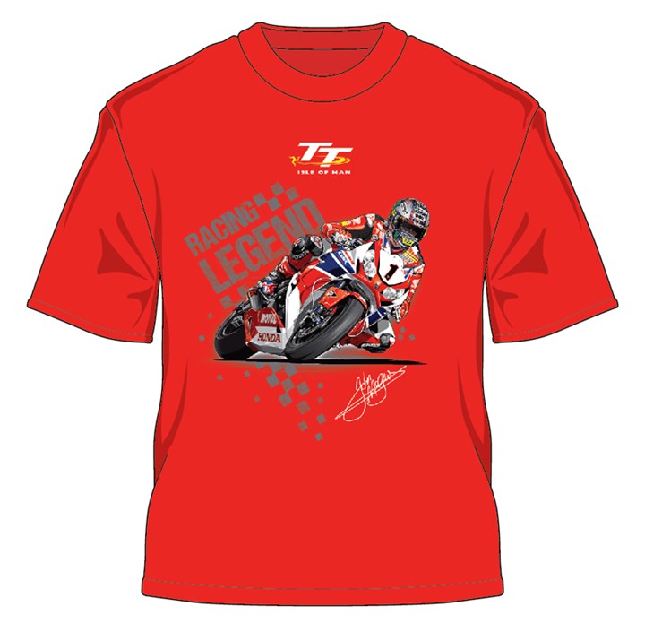 TT 2015 Childs Racing Legend T Shirt Red - click to enlarge