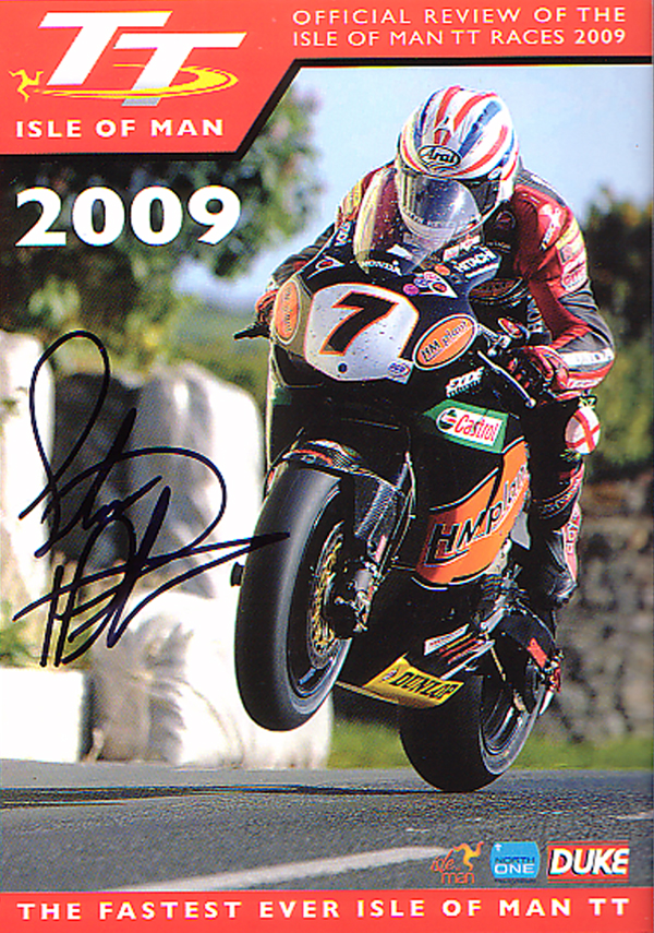 TT 2009 Review DVD Signed Steve Plater