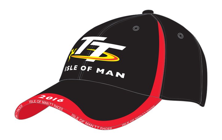 Isle of Man TT Races cap - Black and Red