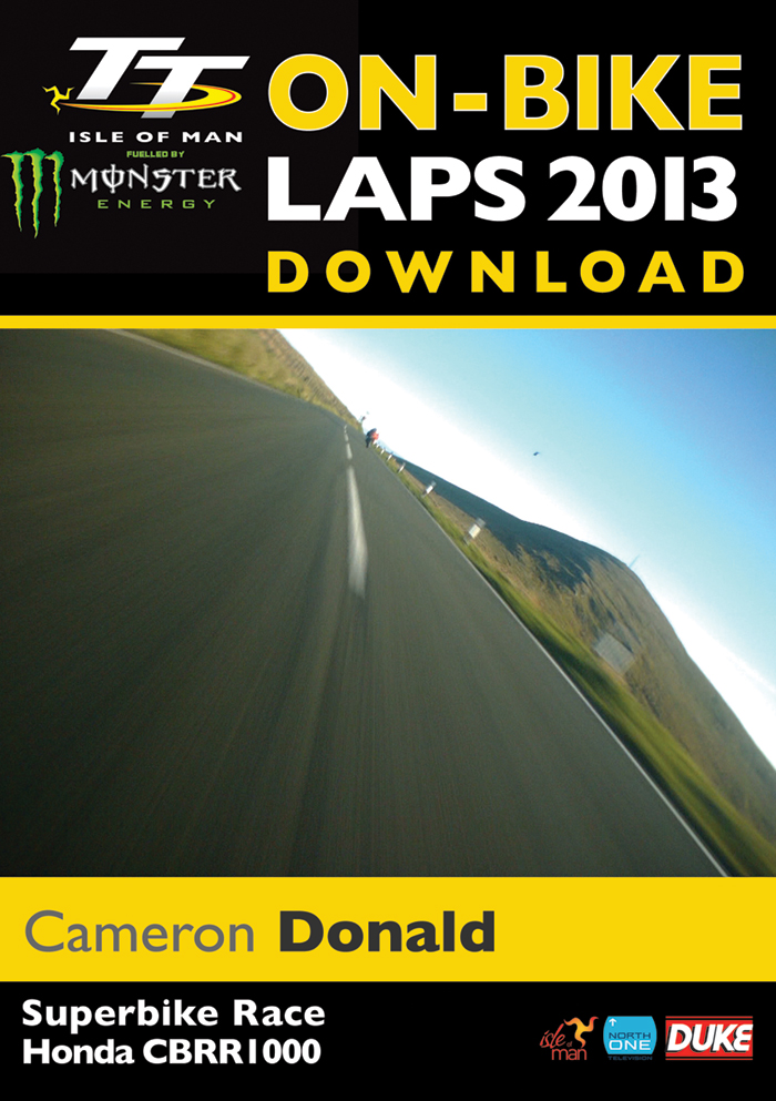 TT 2013 On Bike Lap Cameron Donald Superbike Race