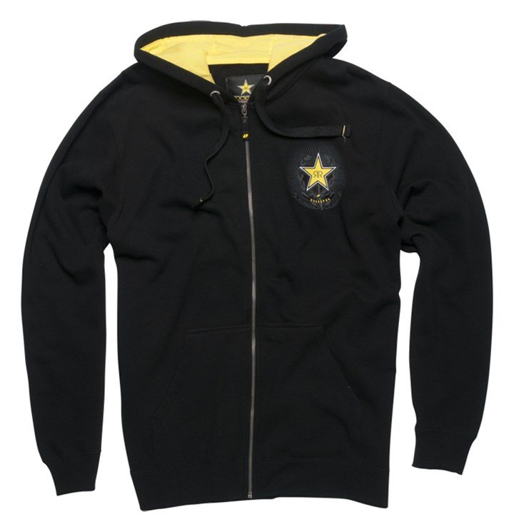 Rockstar Call to Arms Full Zip Hoodie Black - click to enlarge