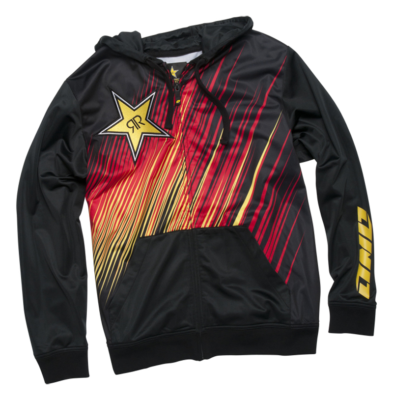 Rockstar Satellite Zip Hoodie Black