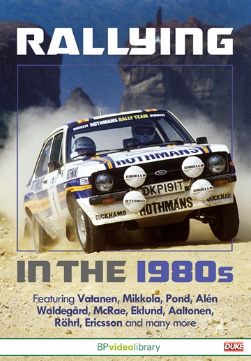 Rallying in the1980s DVD - click to enlarge