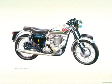 1960 BSA Gold Star Classic Print - click to enlarge