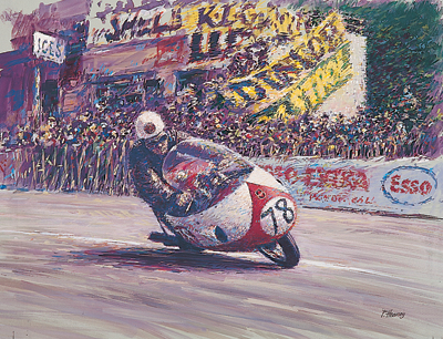 TT Legends Bob Mcintyre Print