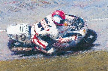 TT Legends Steve Hislop Print