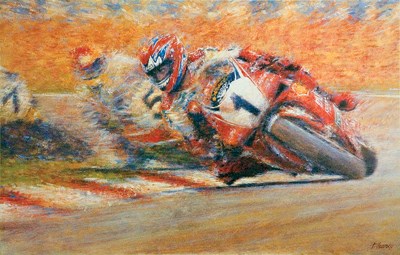 Great Racing Legends Carl Fogarty Print