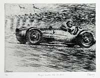 V16 BRM Fangio Etching