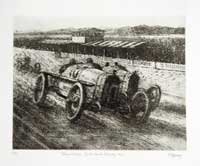 Duesenbergs 1920 Etching