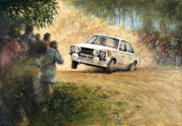 Ari Vatanen Print Escort Rally - click to enlarge