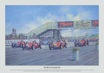 The Birth of Formula One Ltd Edition Print