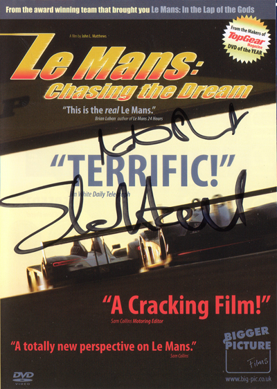 Le Mans:Chasing the Dream Signed Hall/Short DVD