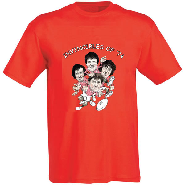 British and Irish Lions Invincibles 1974 t-shirt