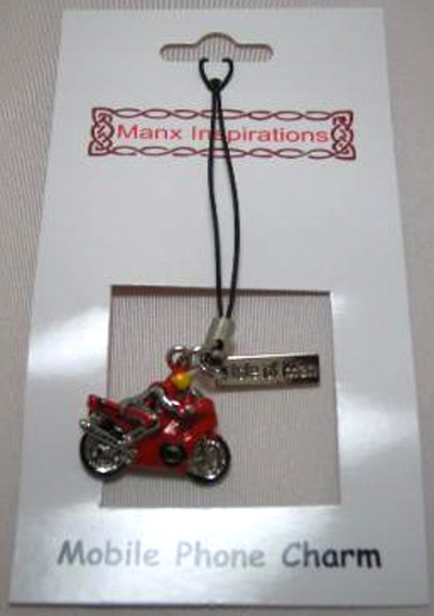Bike Mobile Phone Charm